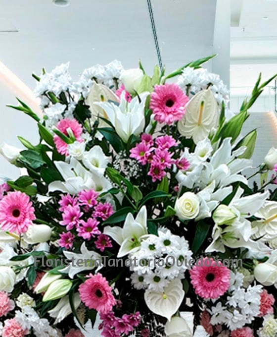 Flores para funeral en Oviedo